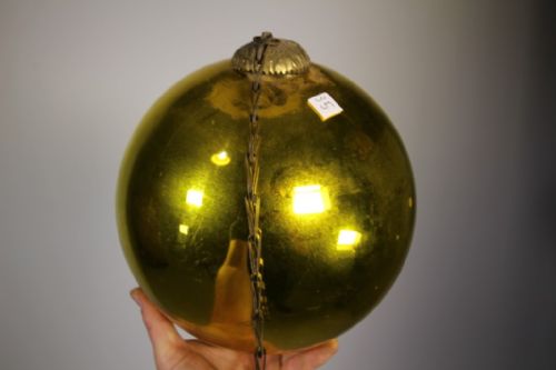 fig 1. English 19th Century Antique Witch Ball Ref 35