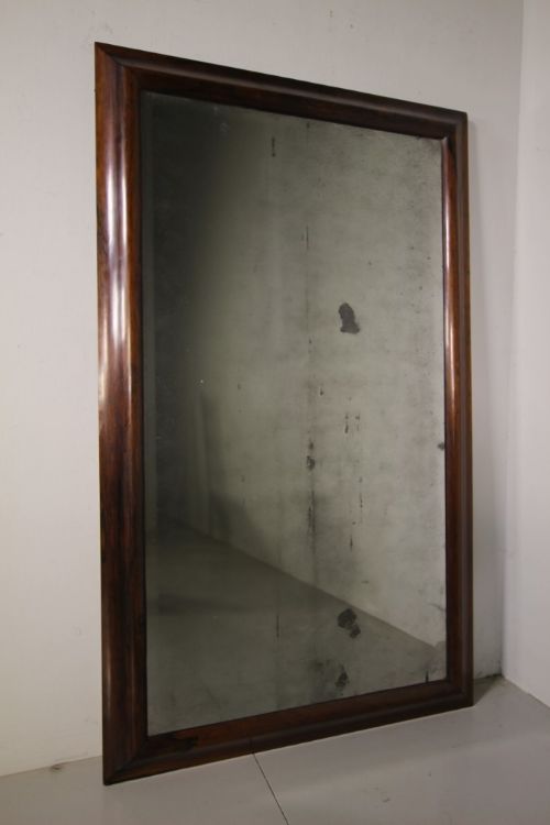 
English 18th Century Antique Mercury Plate Wall Mirror