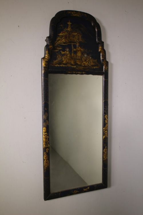 
Quality English 19th Century Antique Chinoiserie Wall Mirror