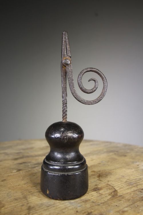 
Beautiful English 19th Century Antique Rushlight
