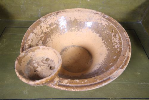 RARE 19TH CENTURY VERWOOD ANTIQUE WASH BOWL SOAP DISH - ADDITIONAL PHOTO 2