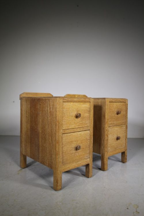 
Pair of Heals 1920’S Oak Bedside Chests