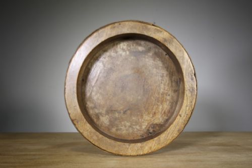 
19th Century English Antique Elm Cheese Mould