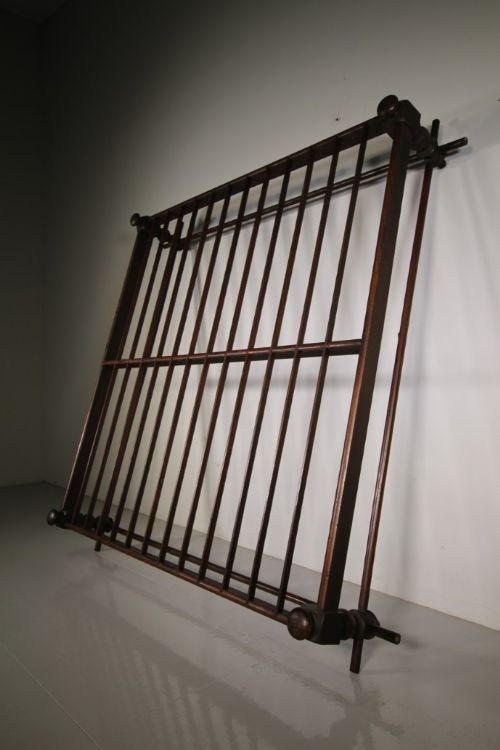 Large Antique Cumbrian Oak Cake Kitchen Hanging Rack