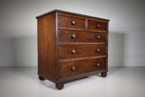 Regency Antique Mahogany Chest of Drawers – Manner of George Bullock