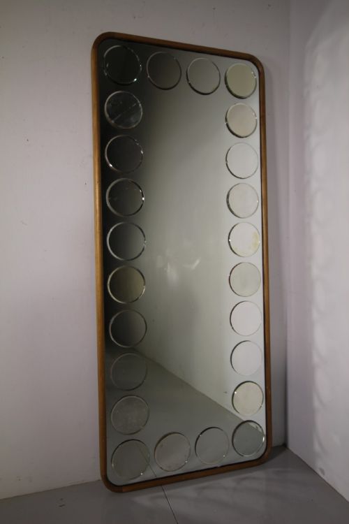 English Interesting 1920’S Large Wall Mirror