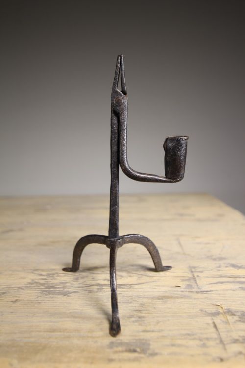 
Early 19th Century English Antique Original Rushlight