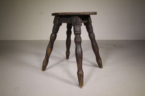
Wonderful Georgian Antique Stool / Table in Original Paint