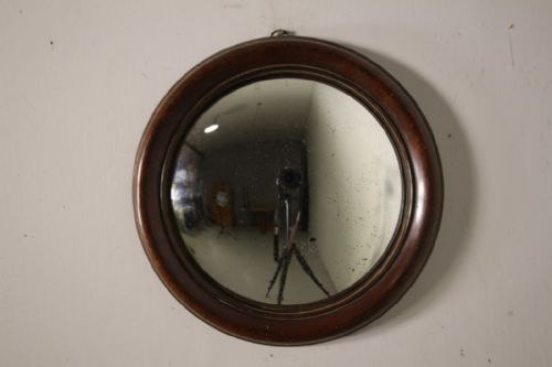 

English Georgian Antique Convex Wall Mirror