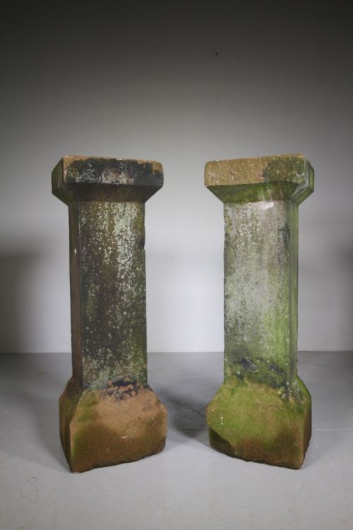 Pair of Georgian Antique Sandstone Columns