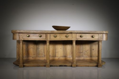 Wonderful 18th Century Large Antique Elm Bath Dresser