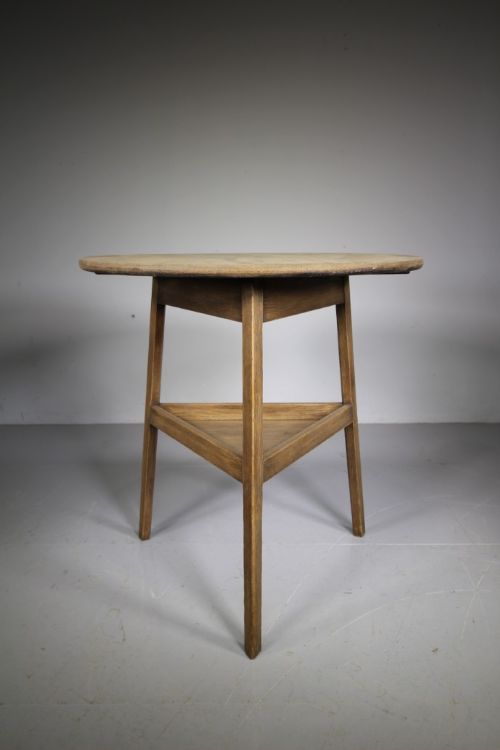 
Heals of London Large Antique Oak Cricket Table