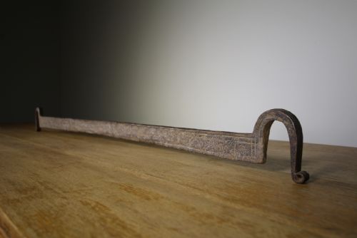 Extremely Rare Mediaeval Antique Iron Door Bracing Bar

