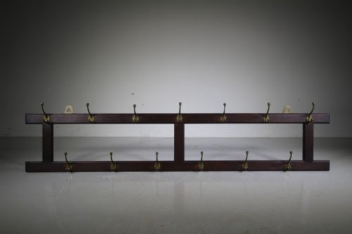 
Judge’s Chambers Antique Oak Clothes Wall Hooks
