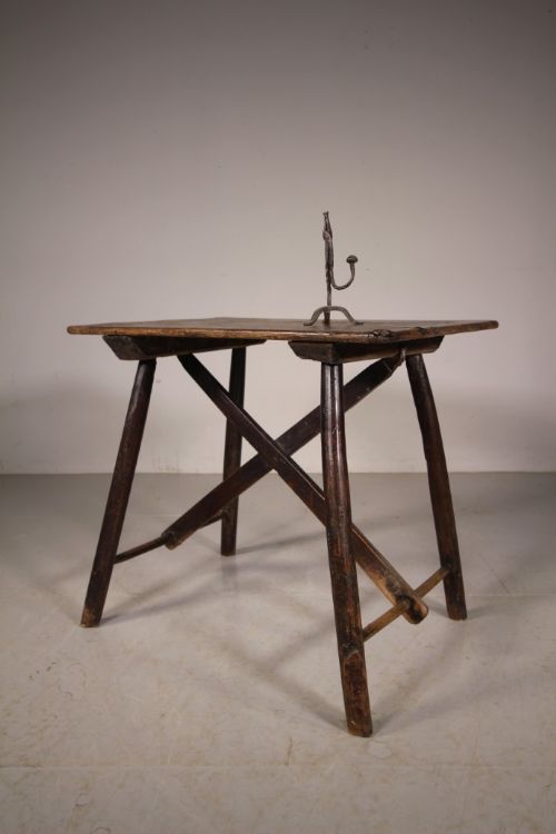 Rare English 18th Century Antique Dairy Table