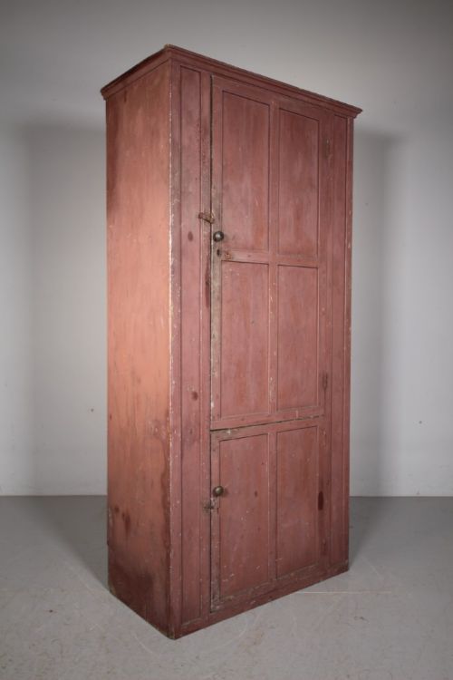 Fabulous Original Painted Pine Antique Kitchen Cupboard