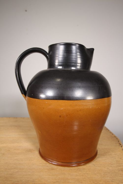 Very Large 19th Century English Antique Earthenware Jug