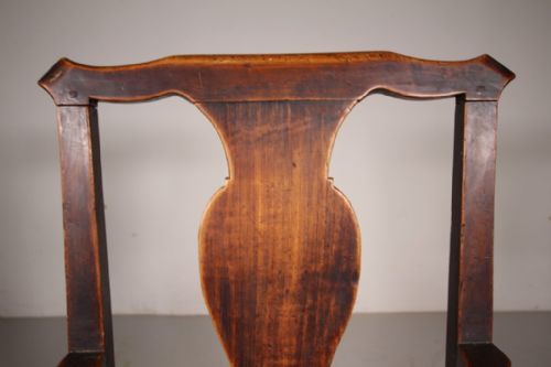 18TH CENTURY FRUITWOOD ANTIQUE ENGLISH ARMCHAIR - ADDITIONAL PHOTO 4