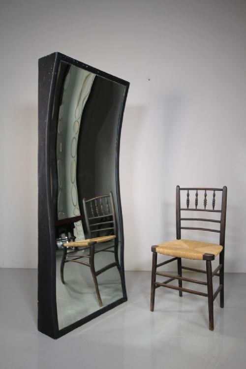 Edwardian Antique Full Length Fairground Mirror