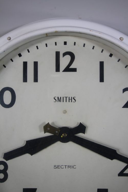 LARGE 1930S SMITHS SECTRIC HOSPITAL WALL CLOCK - ADDITIONAL PHOTO 1