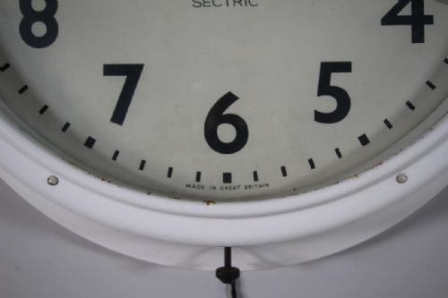 LARGE 1930S SMITHS SECTRIC HOSPITAL WALL CLOCK - ADDITIONAL PHOTO 3