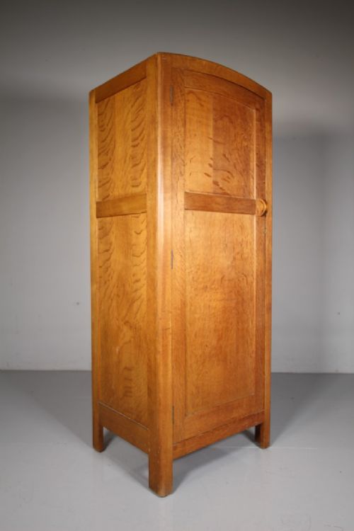 Heals 1930’S Dome Top Oak Wardrobe