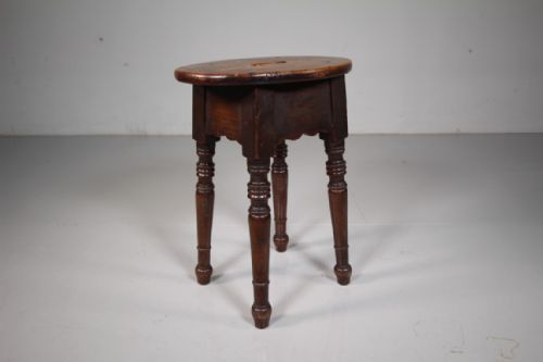
English East Anglian Antique Elm Stool
