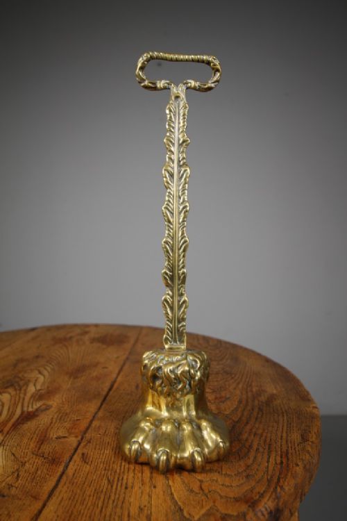 English Antique Lion’s Paw Doorstop