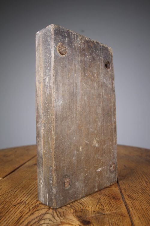 GEORGIAN ANTIQUE WORKING OAK BOX LOCK KEY - ADDITIONAL PHOTO 4