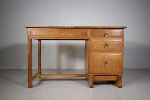 
Rare Heals 1930’S Oak Writing Desk by Reynolds