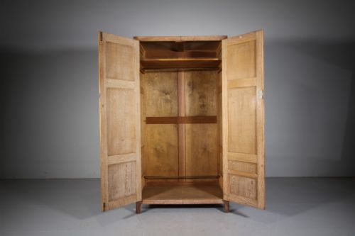 1920’S Heals of London Oak Wardrobe – Labelled
