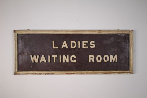 19th Century Antique Railway Sign