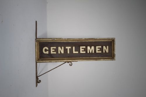 English 19th Century Antique Railway Sign
