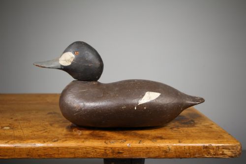 ORIGINAL ENGLISH EDWARDIAN ANTIQUE DECOY DUCK - ADDITIONAL PHOTO 3