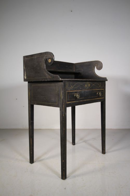 Beautiful Regency Antique Washstand Table in Original Paint