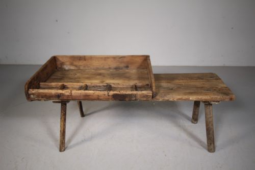 English 19th Century Antique Cobbler's Bench Table
