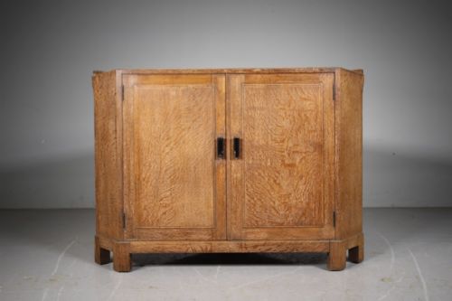 Heals Special Order 1930’S Oak Corner Cupboard – Labelled