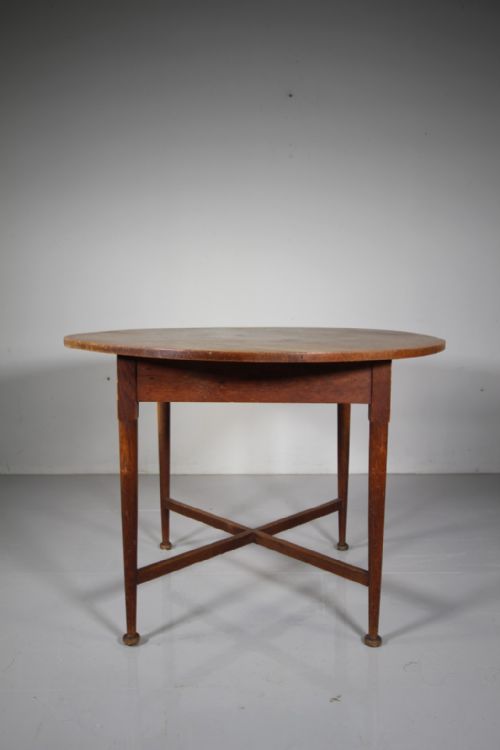 1920’S Circular Oak Dining Table by Heals of London