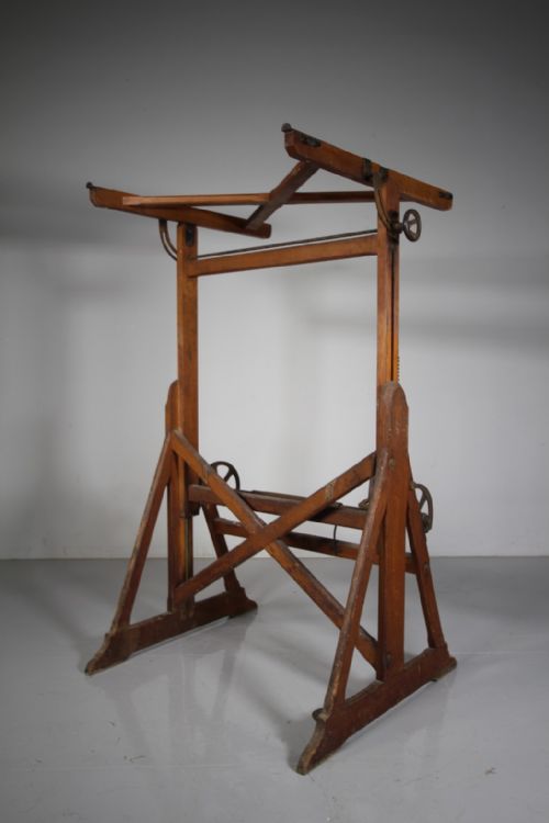 ENGLISH 19TH CENTURY ANTIQUE ARCHITECTS DRAWING BOARD STAND - ADDITIONAL PHOTO 6