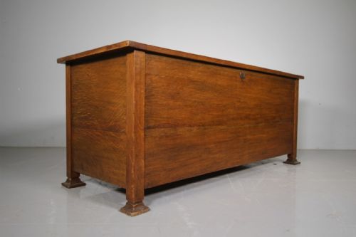 C.r.ashbee Guild of Handicraft Large Antique Oak Coffer
