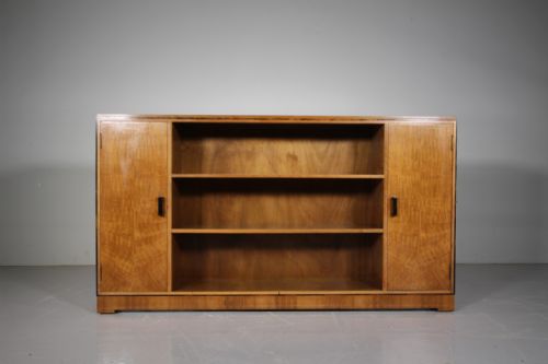 Heals 1920’S Walnut Bookcase – Labelled