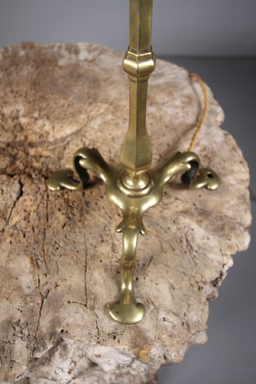 FARADAY SONS ANTIQUE BRASS PULMAN TABLE LAMP - ADDITIONAL PHOTO 1