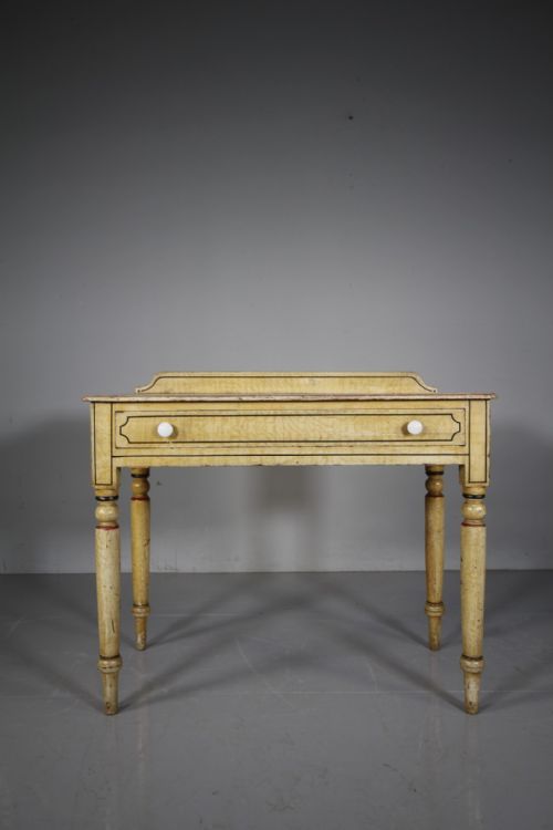 Lovely Original Painted Pine English Antique Side Table