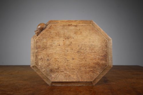 1930’S Mouseman Oak Cheese or Bread Board