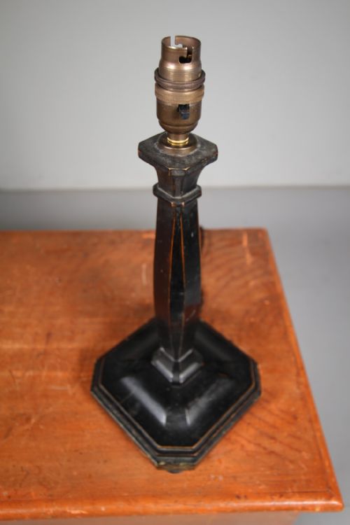 QUALITY TALL ANTIQUE MARBLE TABLE LAMP REWIRED - ADDITIONAL PHOTO 2