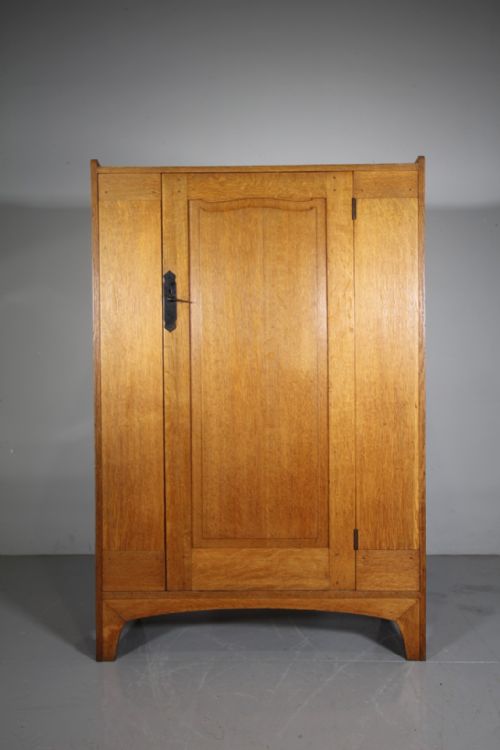 RARE EARLY HEALS ANTIQUE OAK HANGING CUPBOARD - ADDITIONAL PHOTO 2