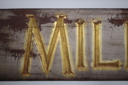 SET OF FOUR AMAZING HUGE 19TH CENTURY ANTIQUE SHOP FRONT SIGNS PROVENANCE - ADDITIONAL PHOTO 7