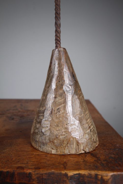 UNUSUAL LARGE SCALE GEORGIAN HONEST ANTIQUE RUSHLIGHT - ADDITIONAL PHOTO 5