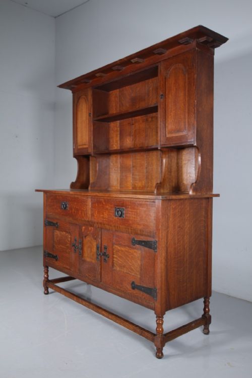 EARLY HEALS OF LONDON ANTIQUE OAK DRESSER - ADDITIONAL PHOTO 5