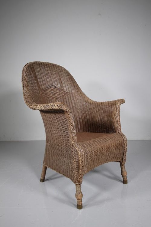 Early English 1920’s Lloyd Loom Large Armchair 